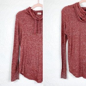Small - Mossimo - Cranberry Cowl Hoodie Pull-Over